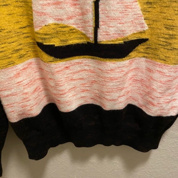 Anthropologie Sailboat Striped Sweater Size Small - Picture 7 of 11